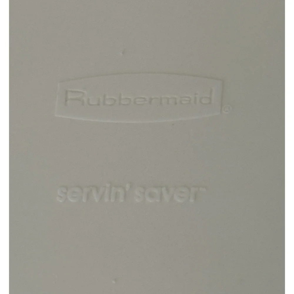 Vintage RUBBERMAID Almond Sheer Cake Keeper Carrier SERVIN SAVER Container #0035